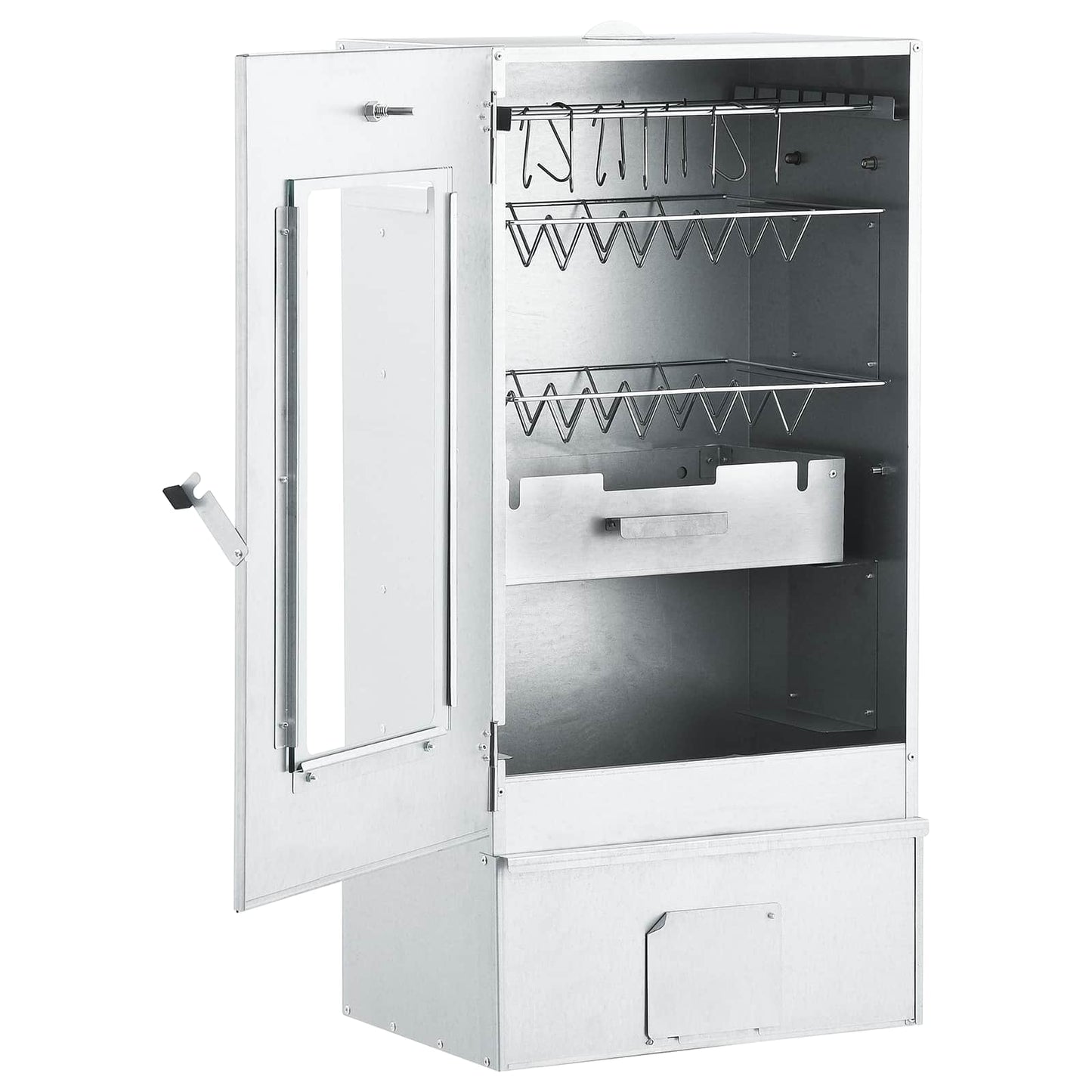 Cold Smoker mit Rauchtube 44,5 x 29 x 83 cm Verzinkter Stahl