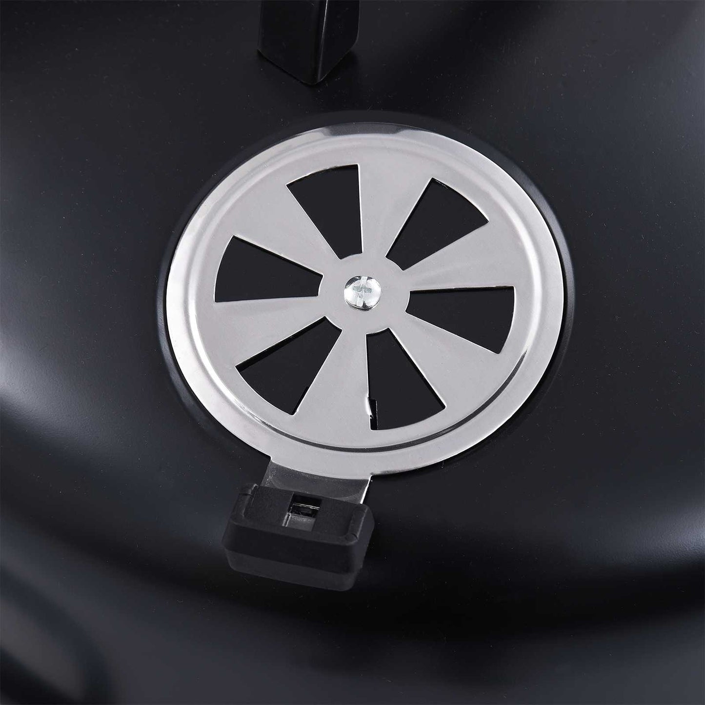 Outdoor Grill Ø 40 x 80 cm Stahl Schwarz