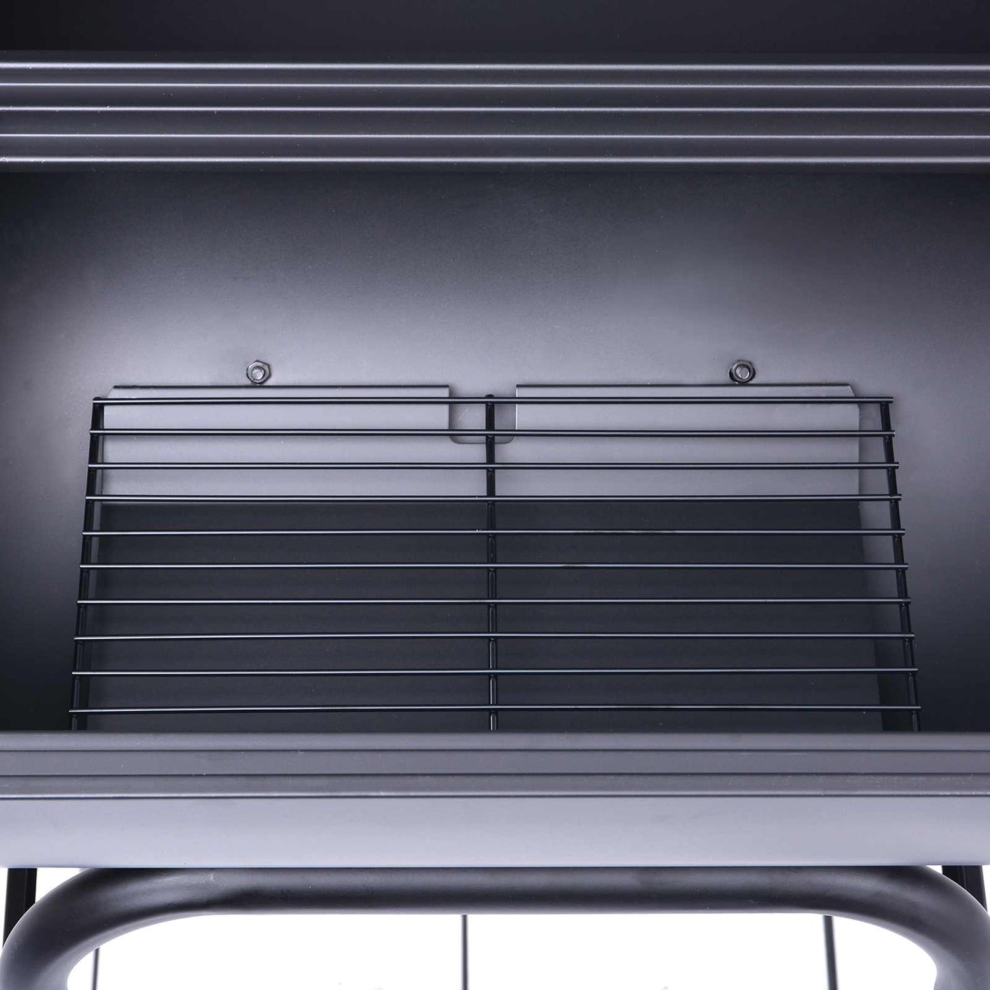 Holzkohlegrill 75 x 48 x 120 cm Silber