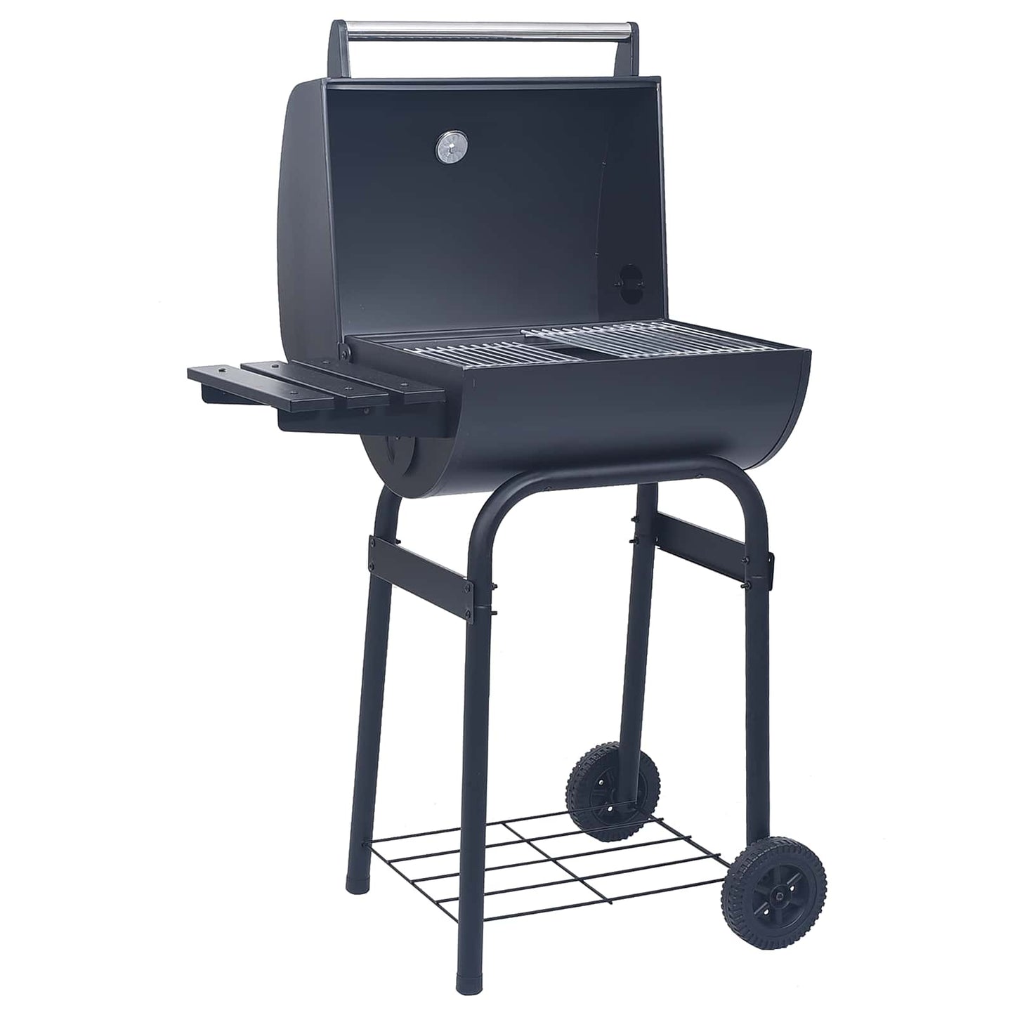 Holzkohlegrill 75 x 48 x 120 cm Silber