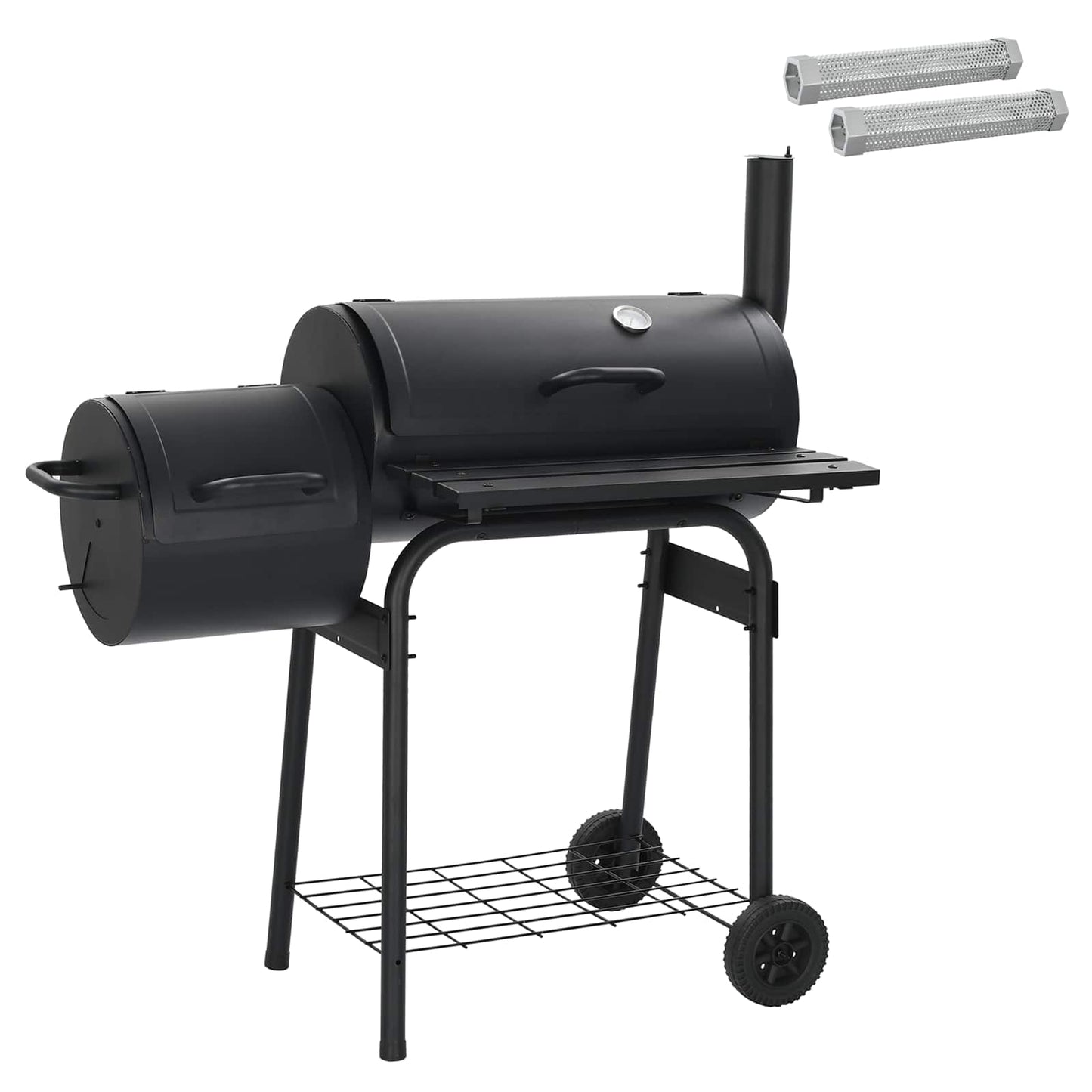 Outdoor Grill 103 x 60 x 113 cm Stahl Schwarz