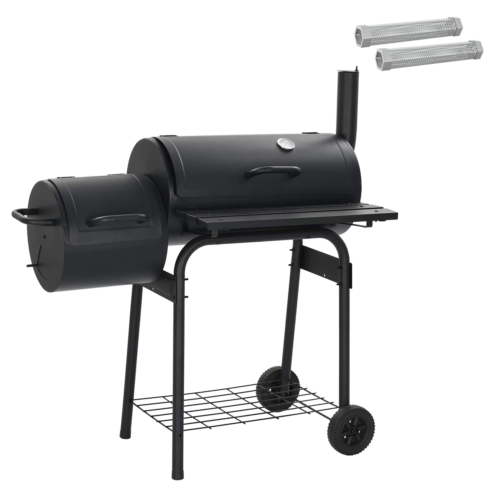 Outdoor Grill 103 x 60 x 113 cm Stahl Schwarz