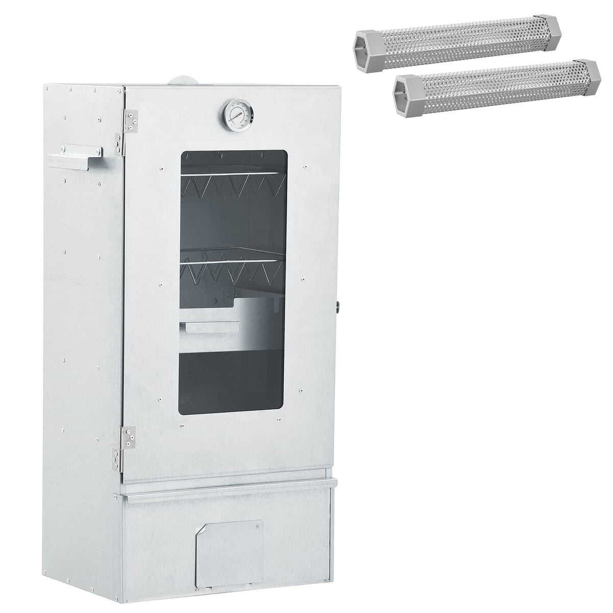 Cold Smoker mit Rauchtube 44,5 x 29 x 83 cm Verzinkter Stahl