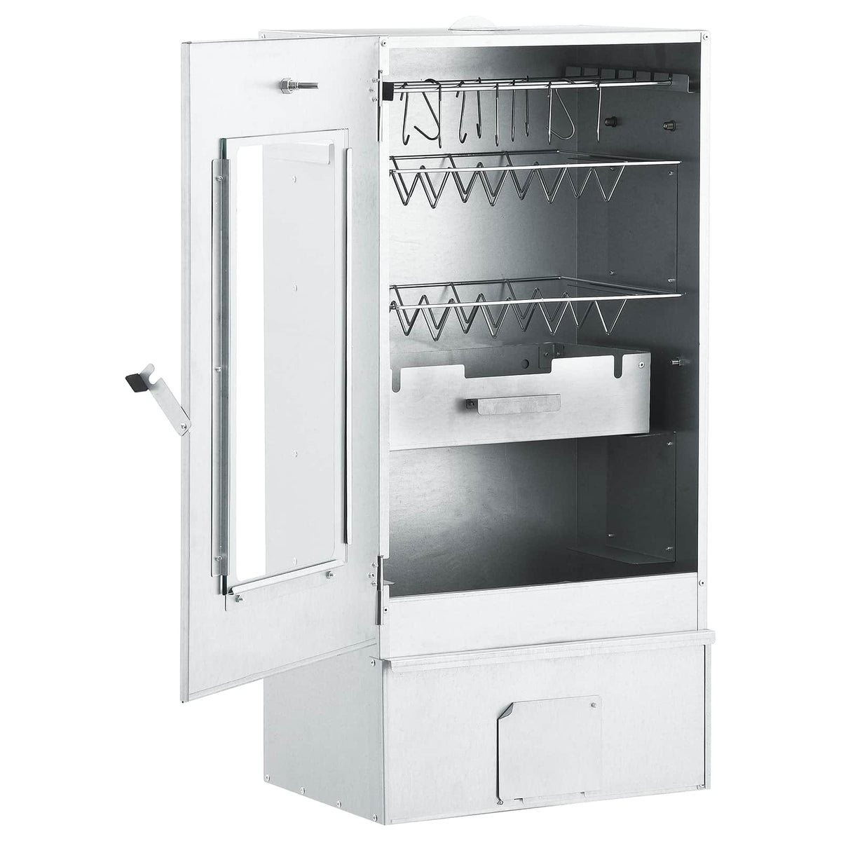 Cold Smoker mit Rauchtube 44,5 x 29 x 83 cm Verzinkter Stahl