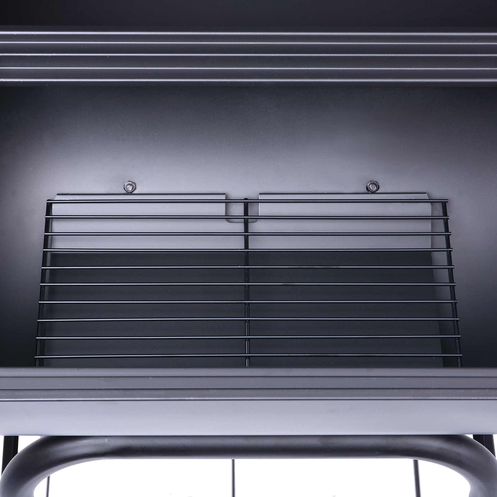 Holzkohlegrill 75 x 48 x 120 cm Silber