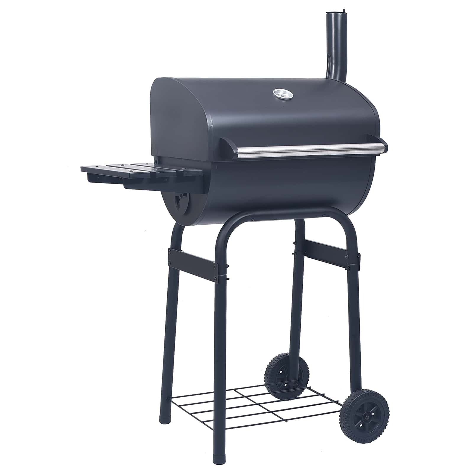 Holzkohlegrill 75 x 48 x 120 cm Silber