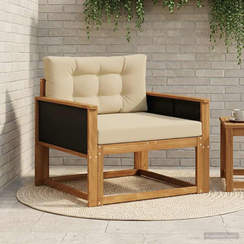 Outdoor Mittelsofa Natur