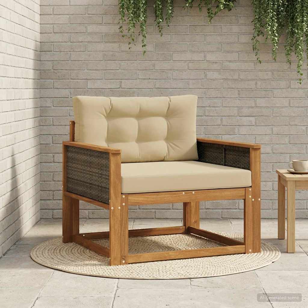 Outdoor Mittelsofa Natur