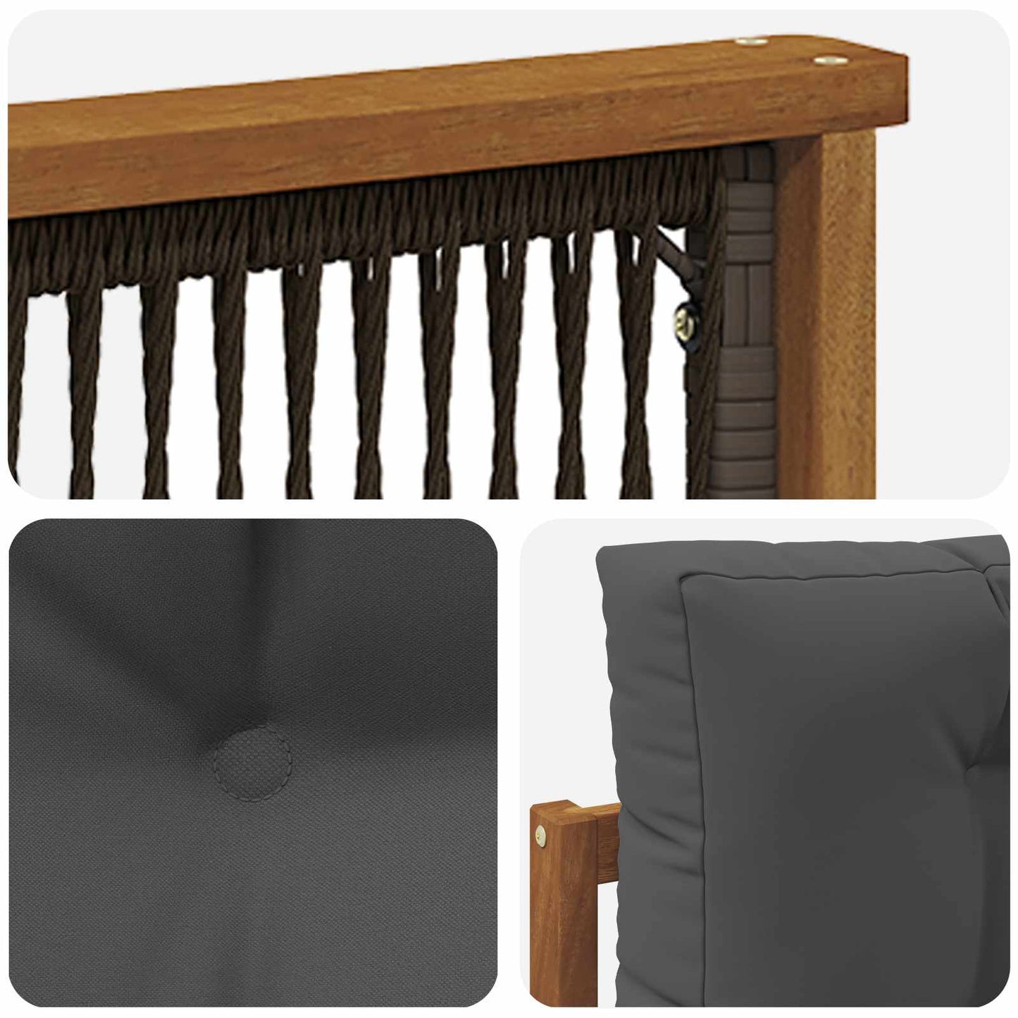 Outdoor Mittelsofa Natur