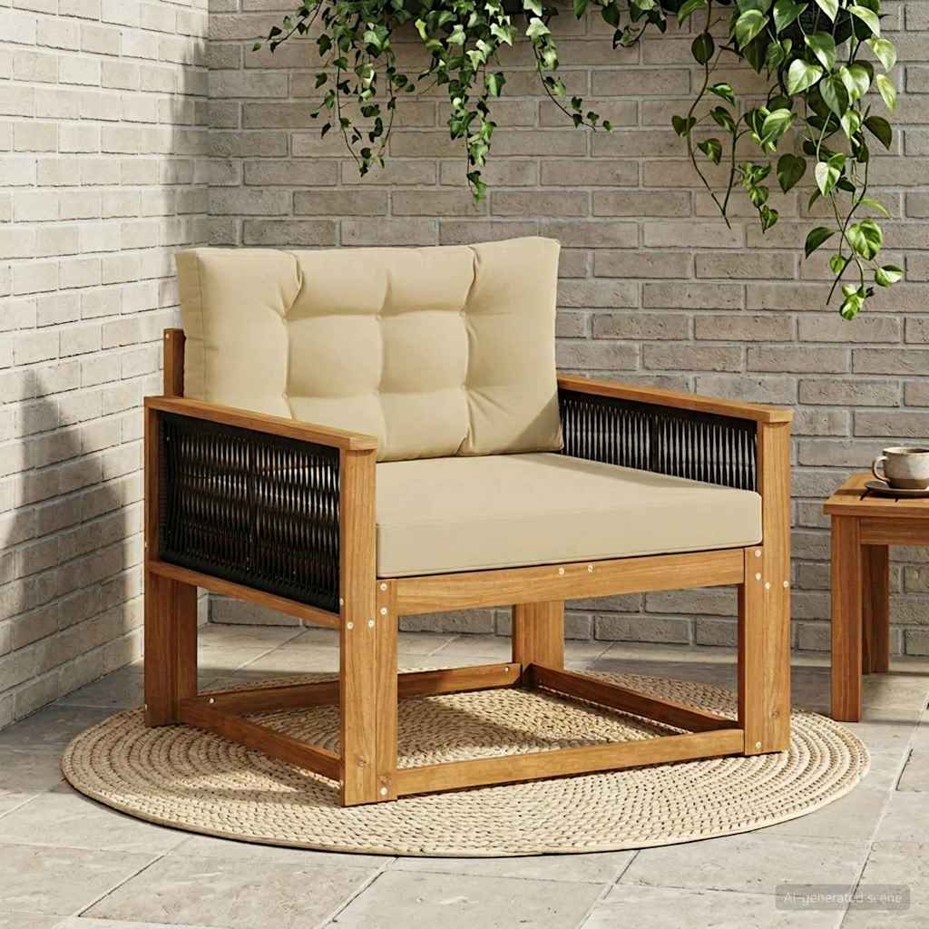 Outdoor Mittelsofa Natur