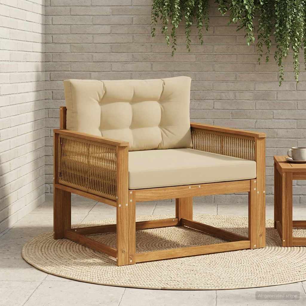 Outdoor Mittelsofa Natur