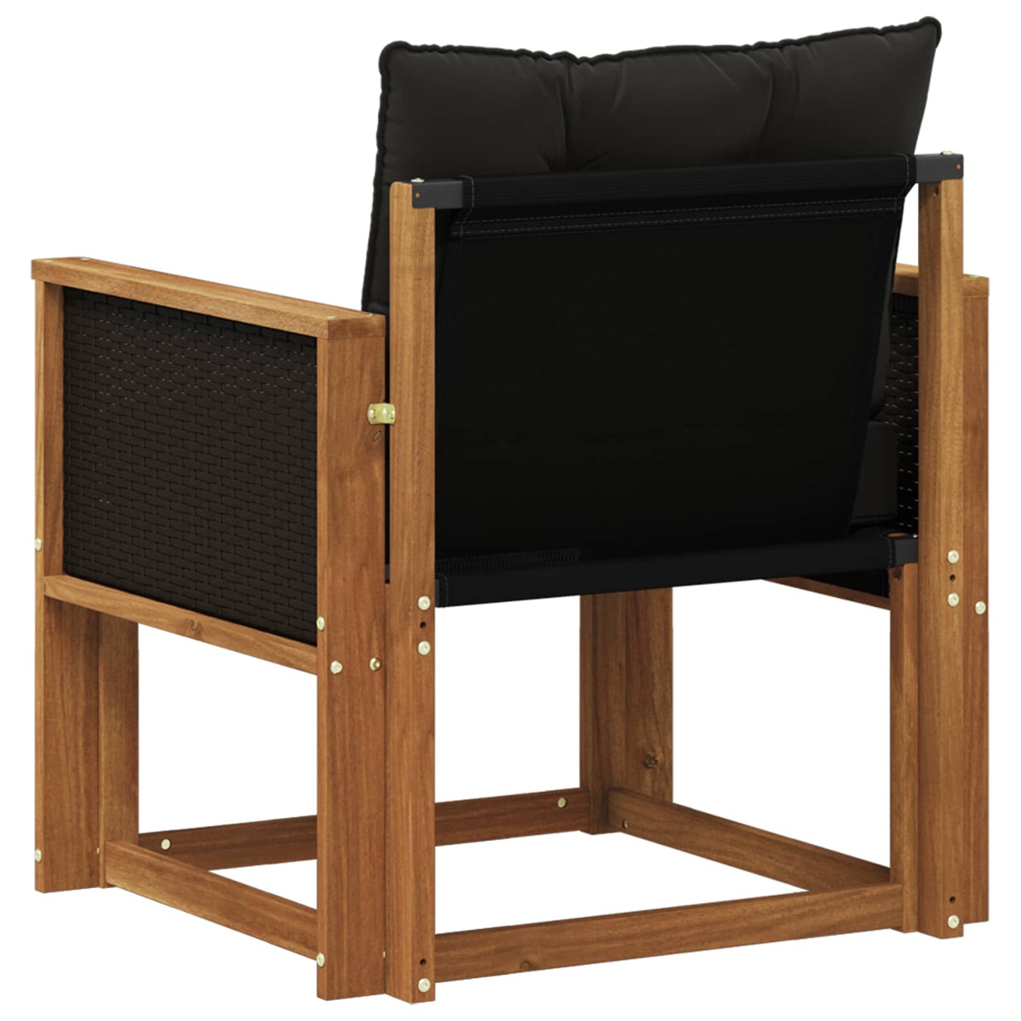 Outdoor Mittelsofa Massivholz Akazie Natur