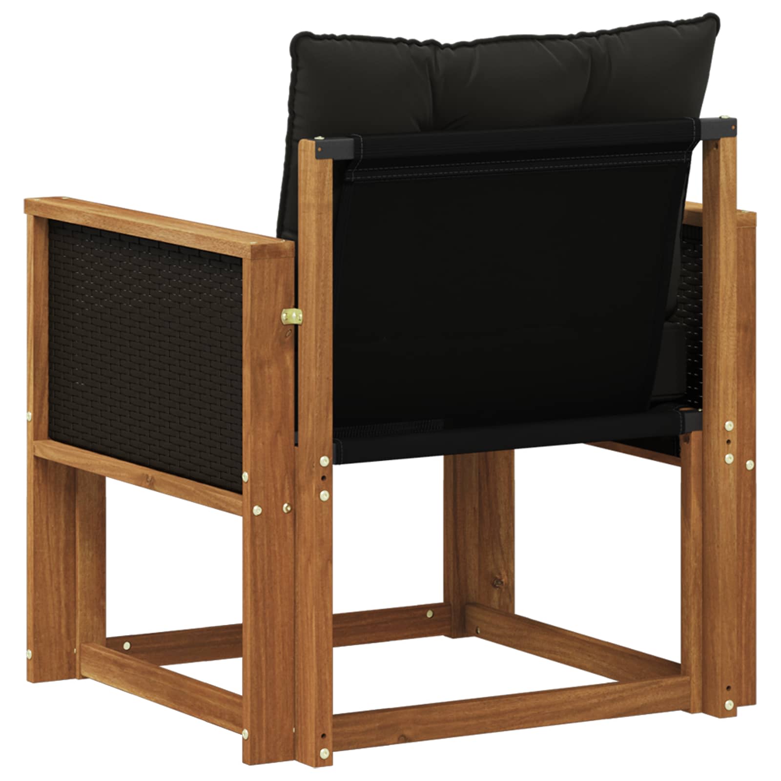 Outdoor Mittelsofa Massivholz Akazie Natur