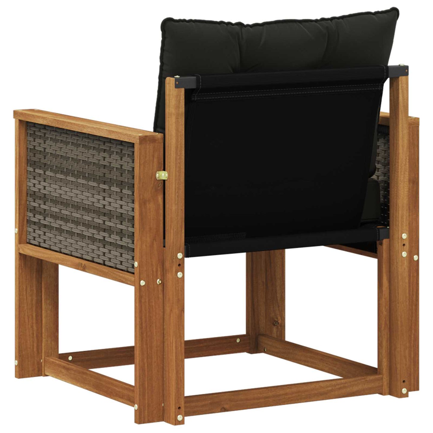 Outdoor Mittelsofa Massivholz Akazie Natur