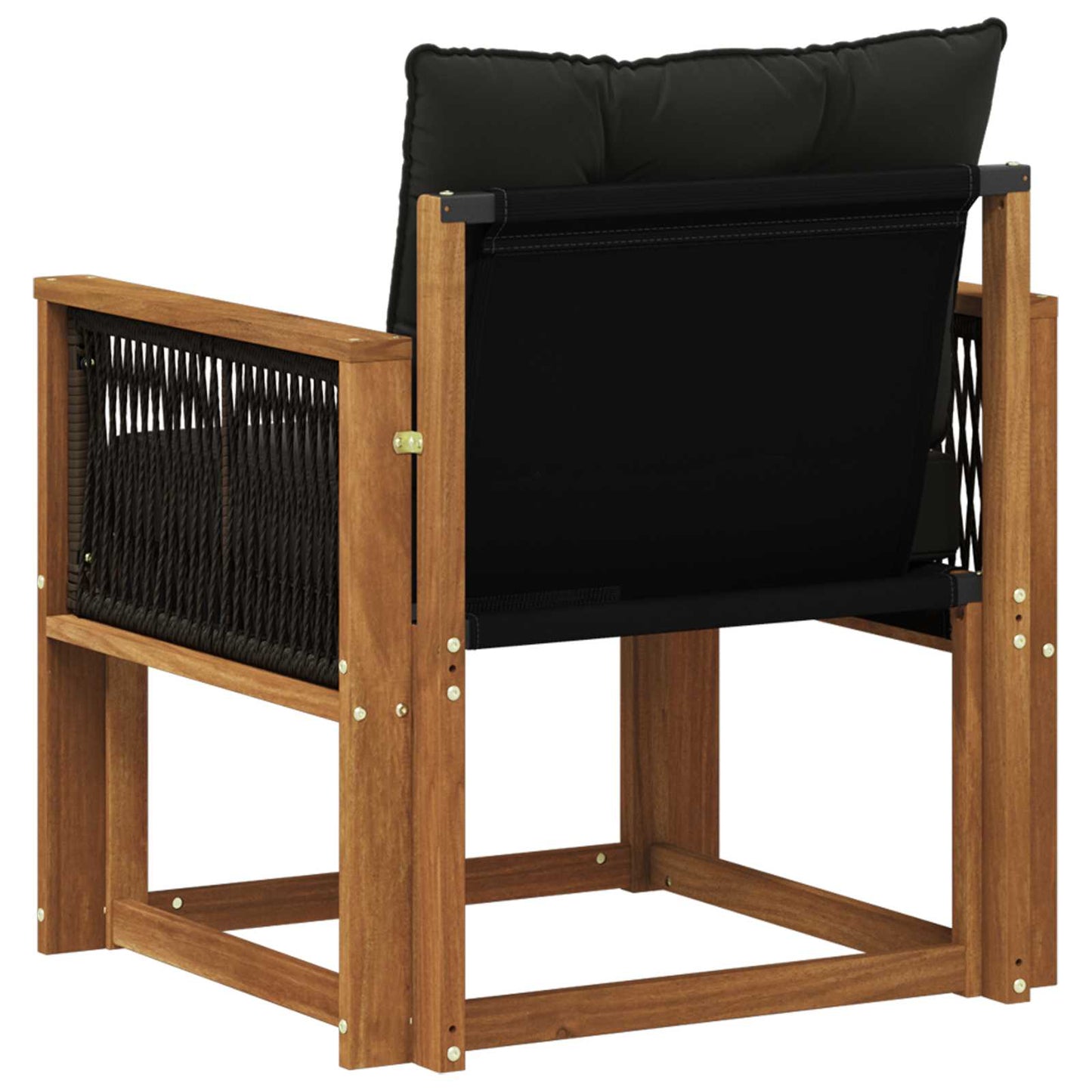 Outdoor Mittelsofa Massivholz Akazie Natur