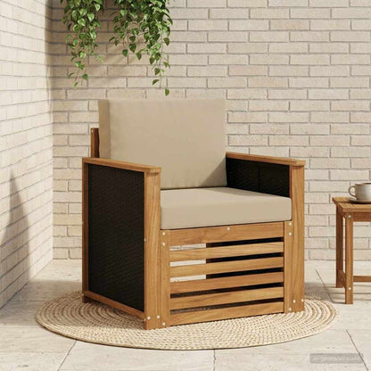 Outdoor Mittelsofa Natur