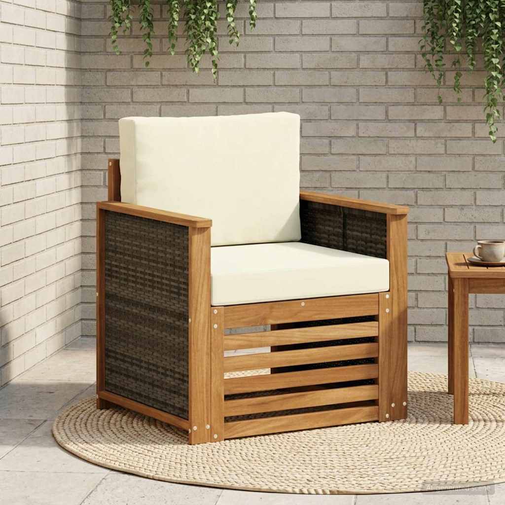 Outdoor Mittelsofa Natur