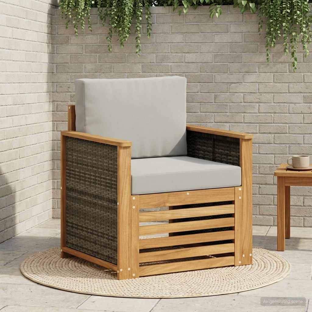 Outdoor Mittelsofa Natur