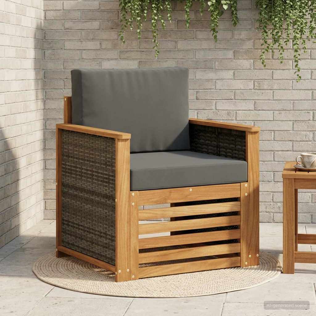 Outdoor Mittelsofa Natur