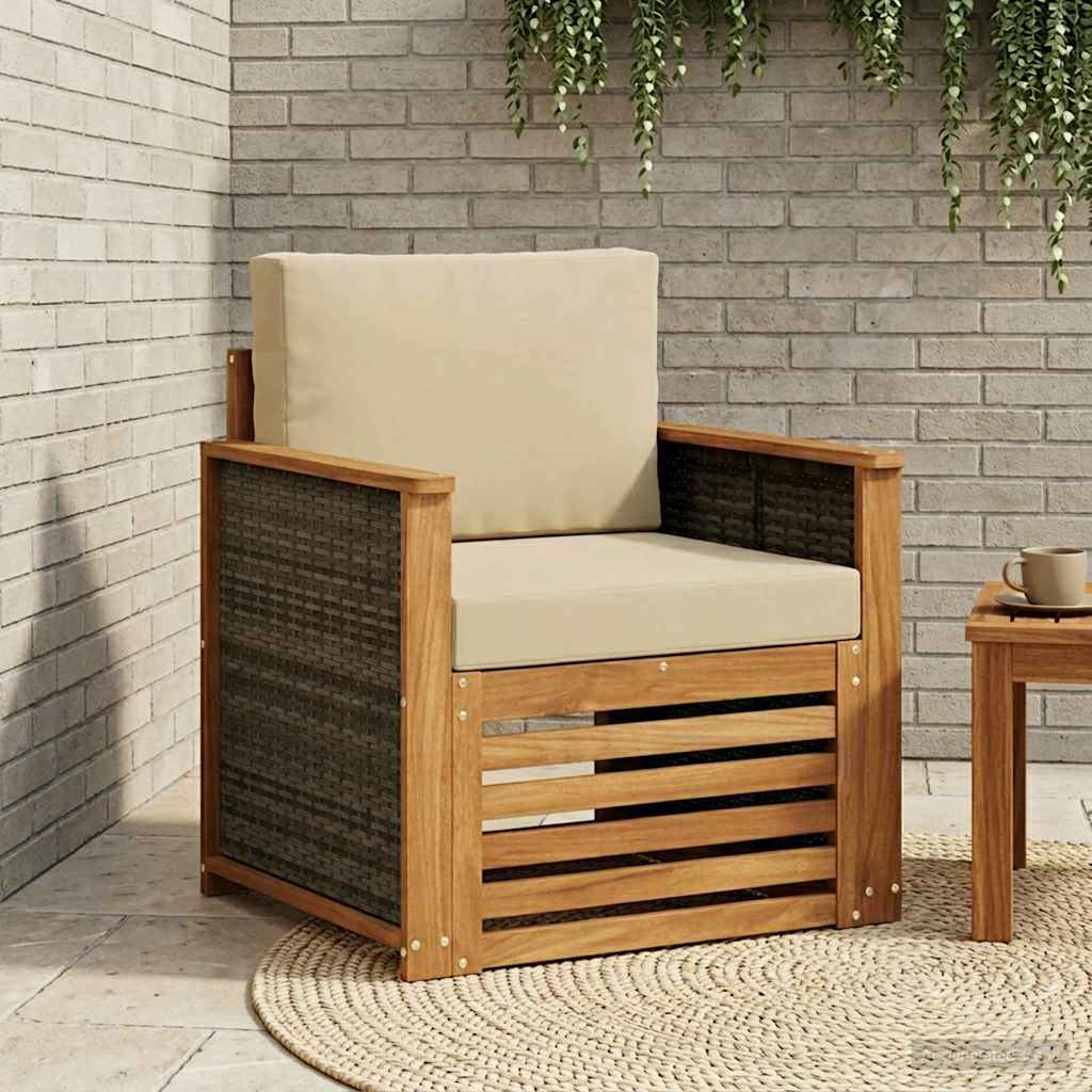 Outdoor Mittelsofa Natur