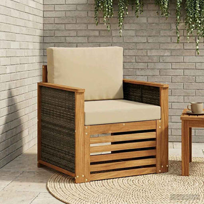Outdoor Mittelsofa Natur