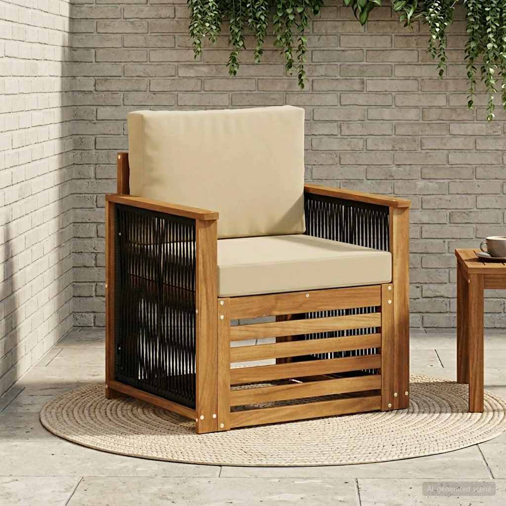 Outdoor Mittelsofa Natur