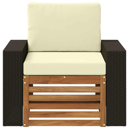 Outdoor Mittelsofa Natur