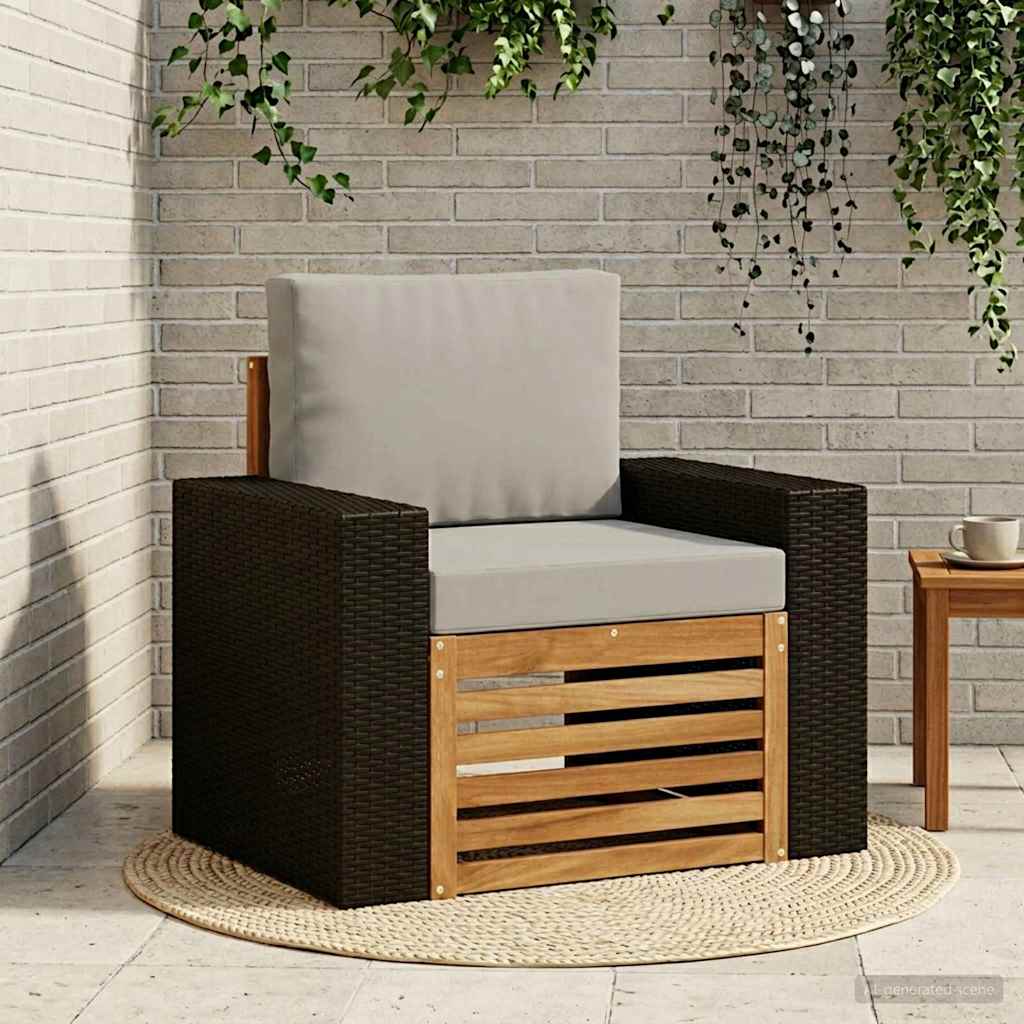 Outdoor Mittelsofa Natur
