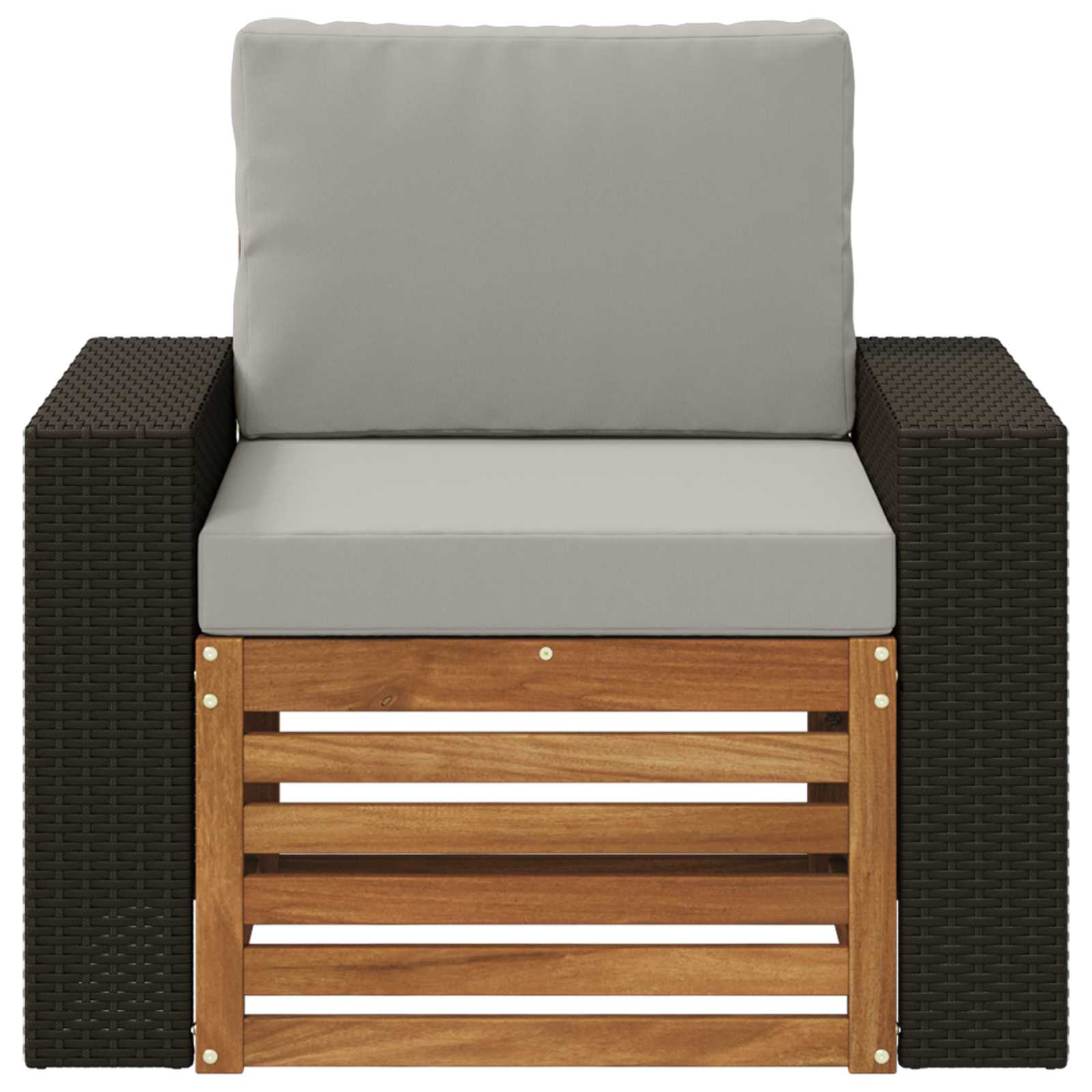 Outdoor Mittelsofa Natur