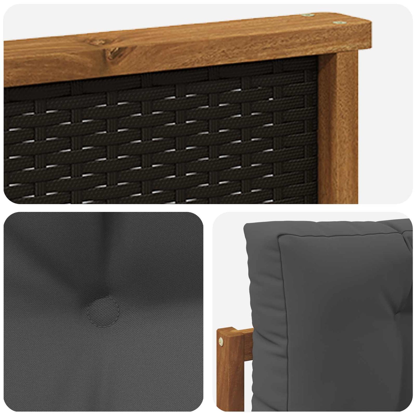Outdoor Mittelsofa Natur