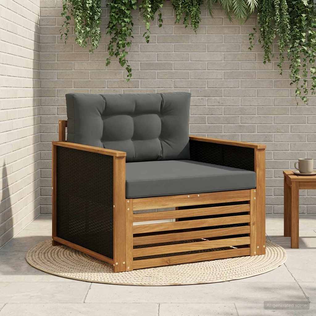 Outdoor Mittelsofa Natur