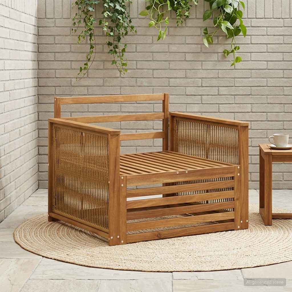 Outdoor Mittelsofa Natur