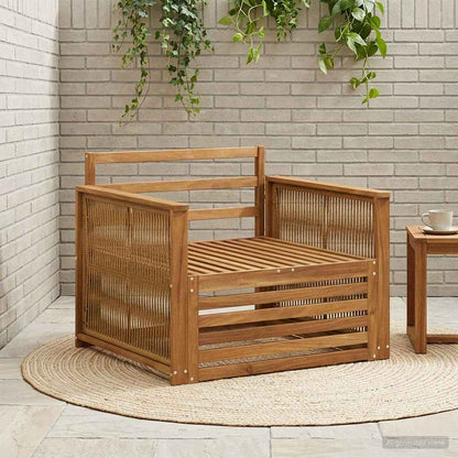 Outdoor Mittelsofa Natur