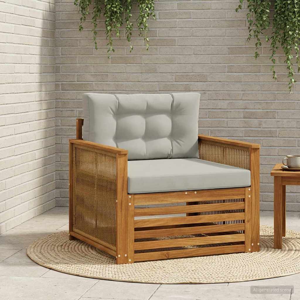 Outdoor Mittelsofa Natur