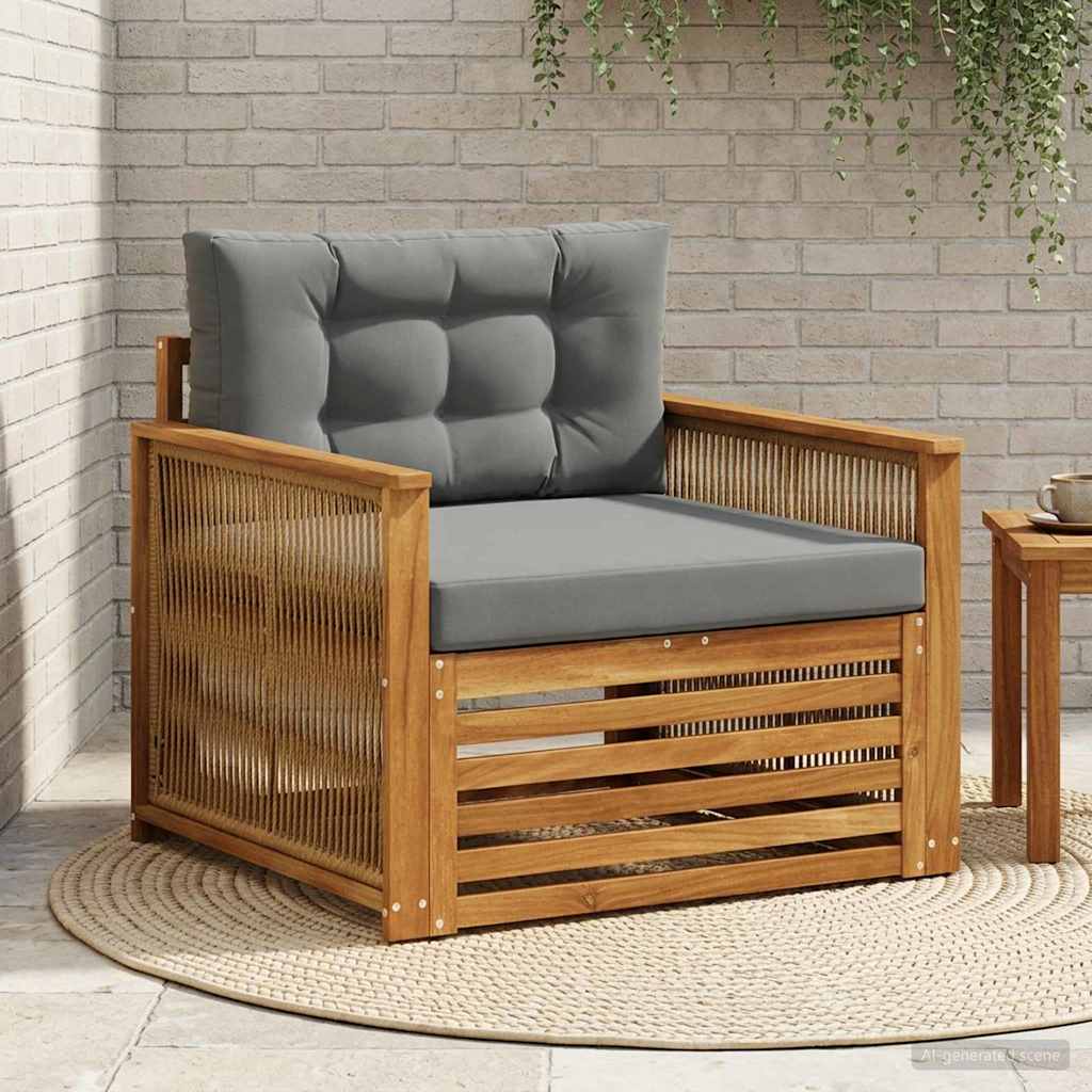 Outdoor Mittelsofa Natur