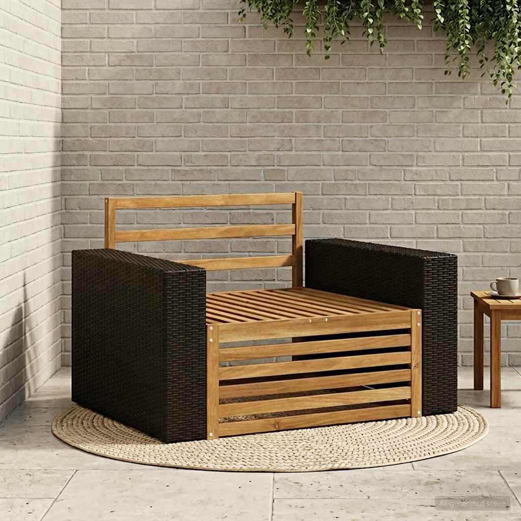 Outdoor Mittelsofa Natur
