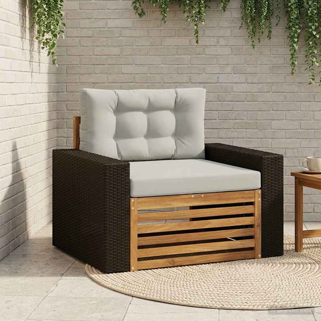 Outdoor Mittelsofa Natur