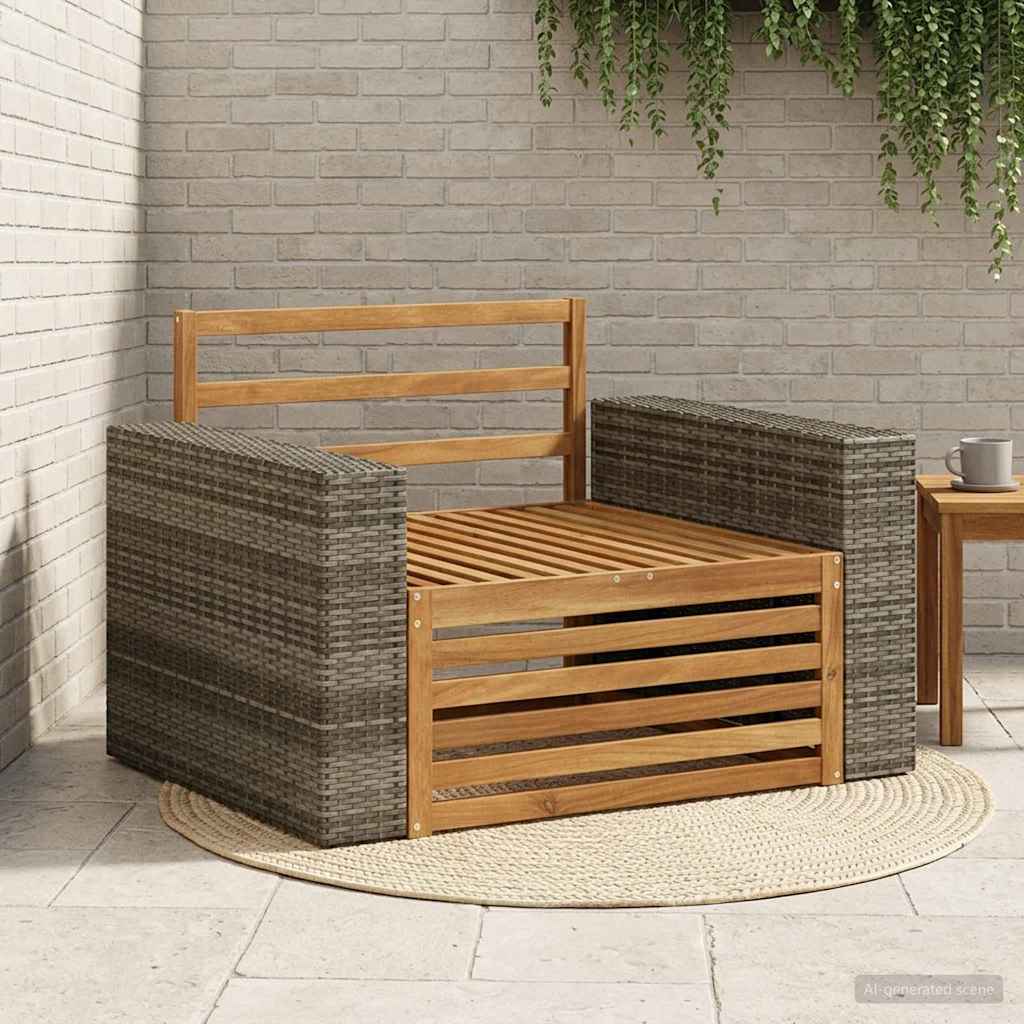 Outdoor Mittelsofa Natur