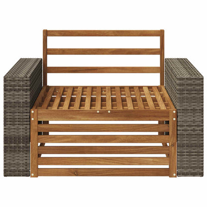 Outdoor Mittelsofa Natur