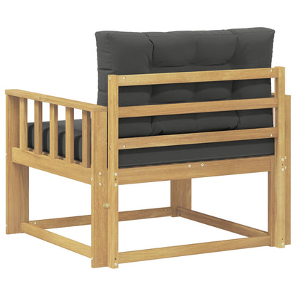 Outdoor Mittelsofa Polyester Weiß