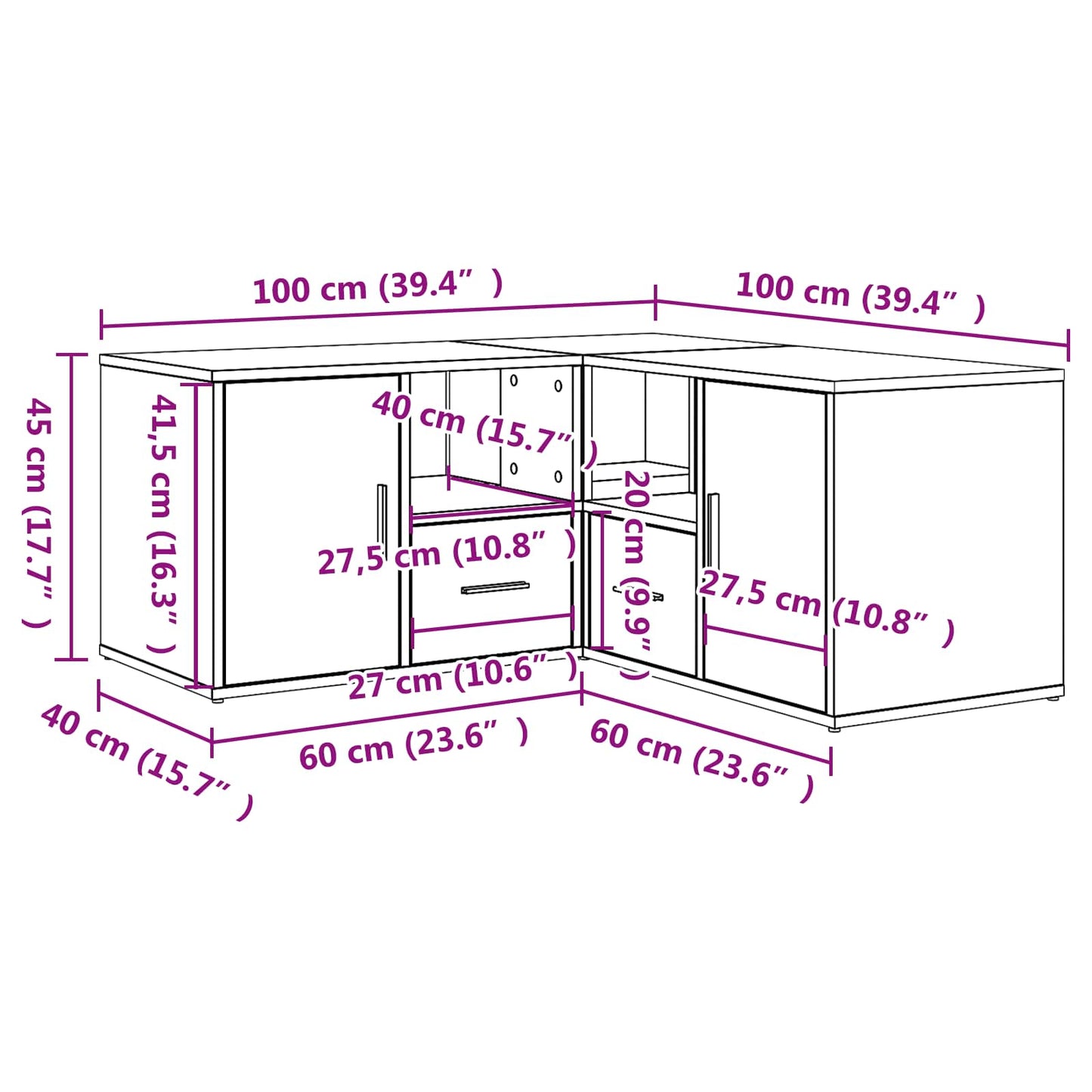 Eckschrank
