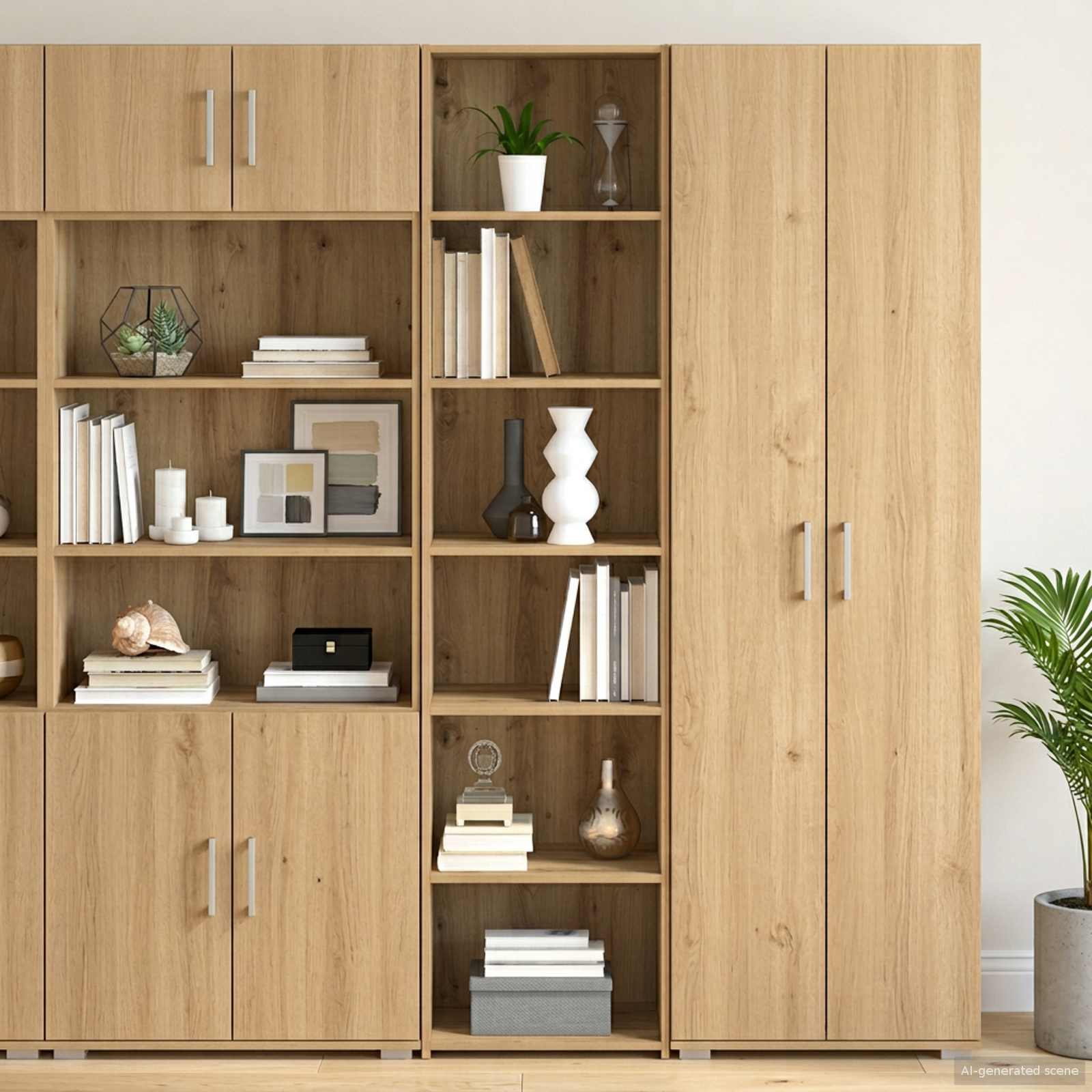 Sideboard Artisan-Eiche 45 x 41 x 185 cm Holzwerkstoff