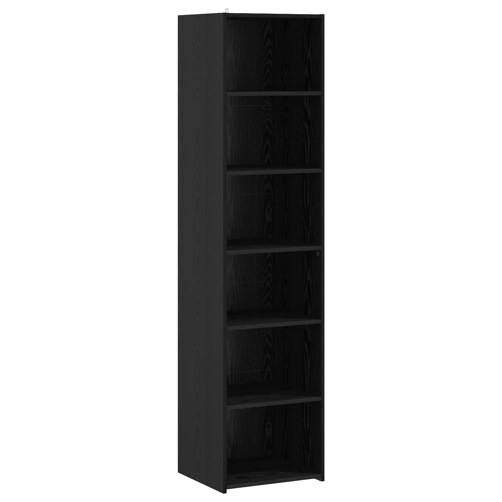 Sideboard Schwarz Eichen-Optik 45 x 41 x 185 cm Holzwerkstoff
