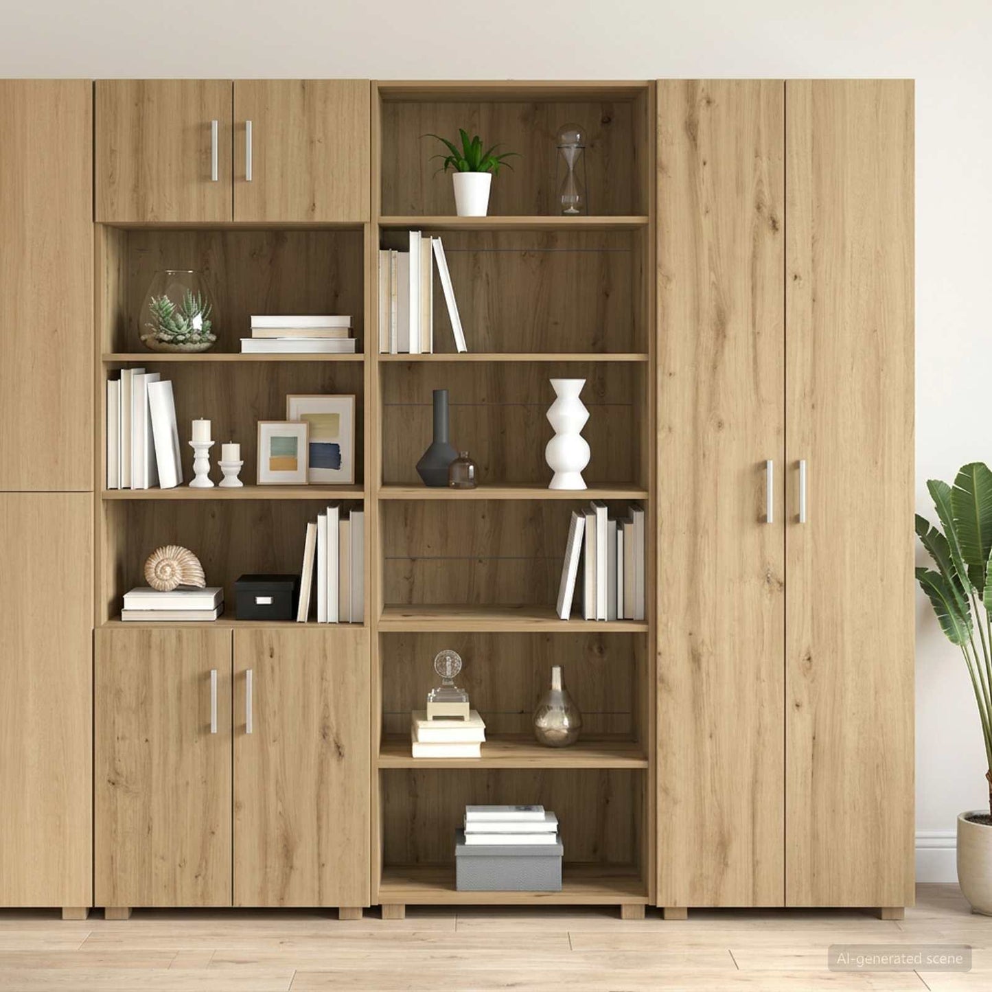 Sideboard Artisan-Eiche 70 x 41 x 185 cm Holzwerkstoff