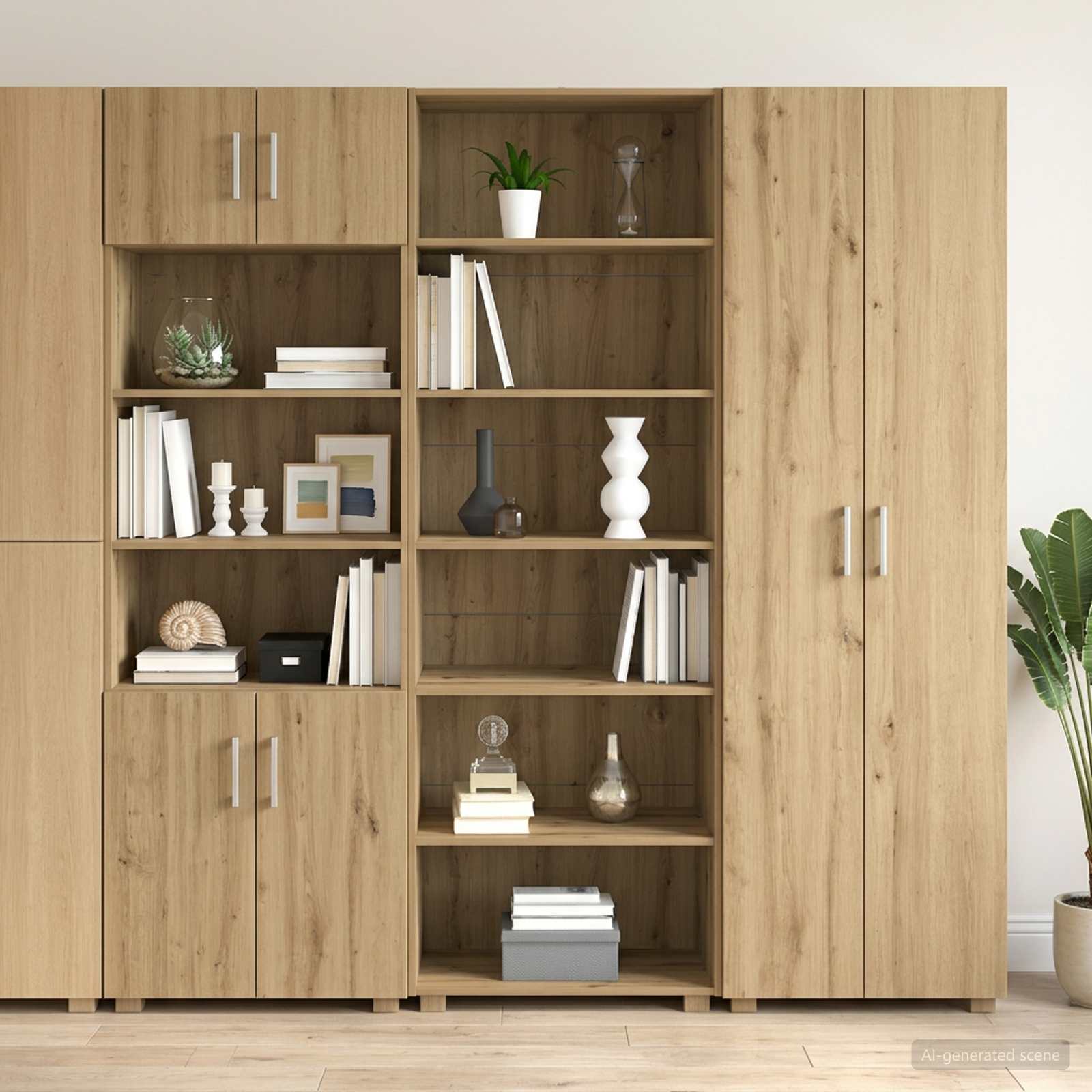 Sideboard Artisan-Eiche 70 x 41 x 185 cm Holzwerkstoff