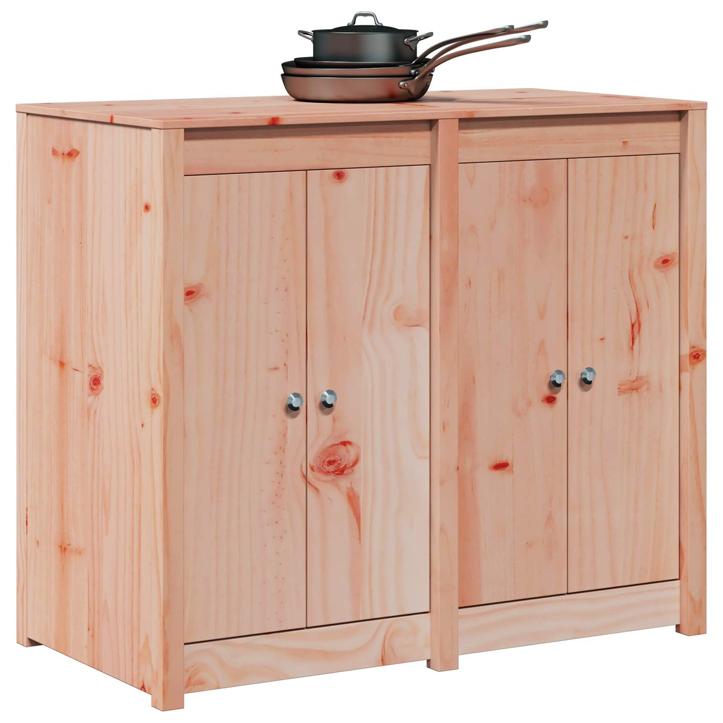 Außenküchenschrank MEPPEL Weiß 106 x 55 x 92 cm