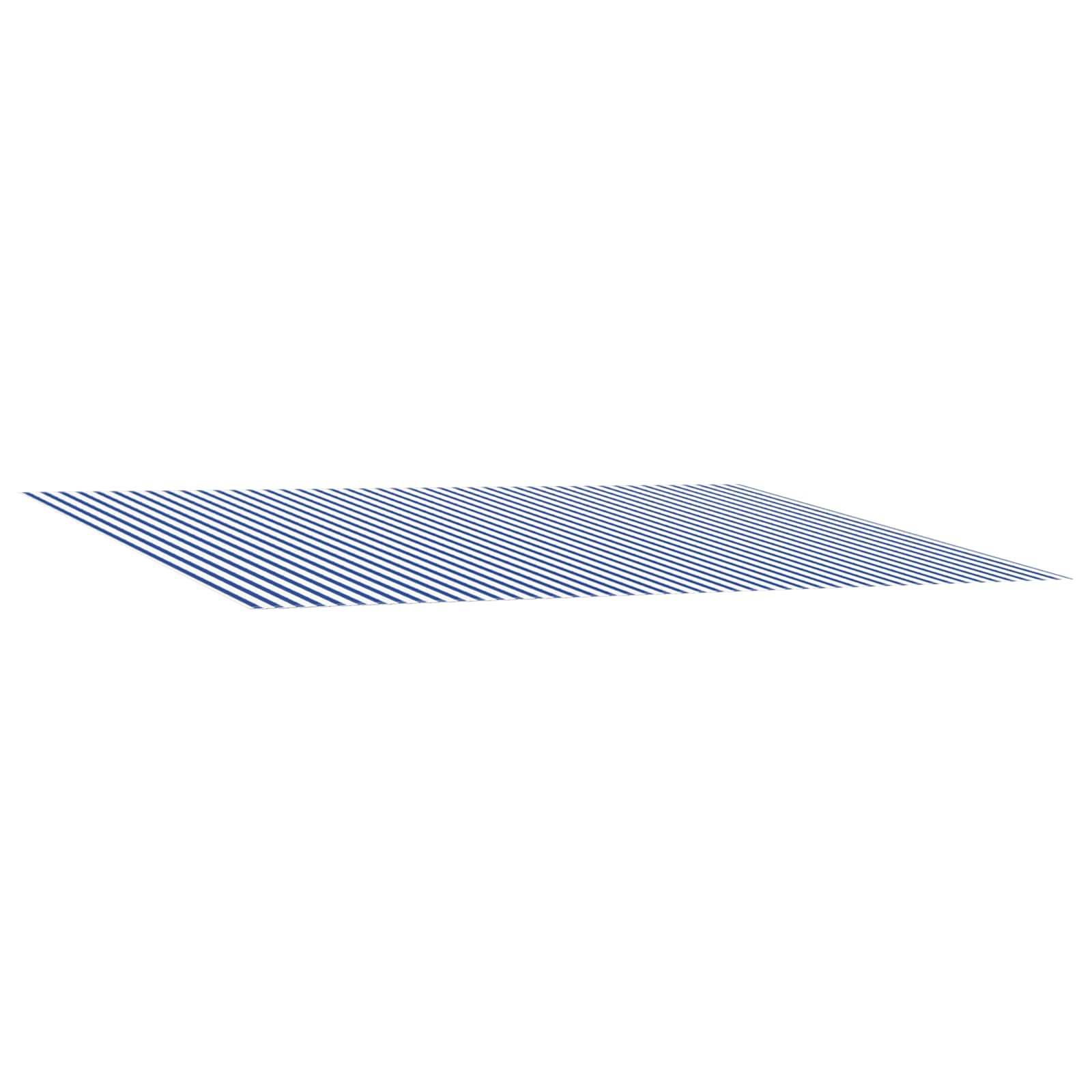 Markisenersatzstoff Blau und Weiß 400 x 300 cm Polyester