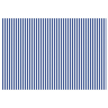 Markisenersatzstoff Blau und Weiß 450 x 350 cm Polyester