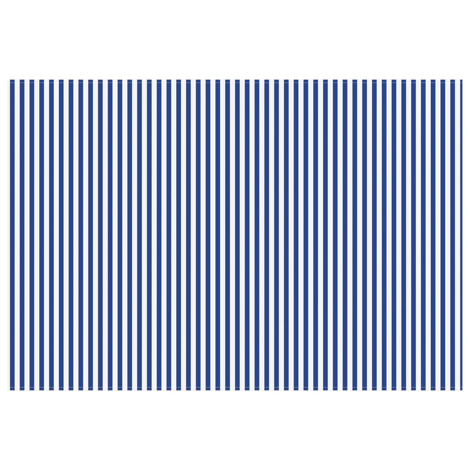Markisenersatzstoff Blau und Weiß 600 x 350 cm Polyester
