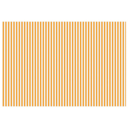 Markisenersatzstoff Gelb und Weiß 300 x 250 cm Polyester